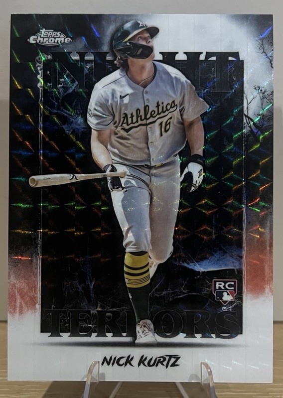 2025 Topps Chrome Update - Nick Kurtz #NT-5 Night Terrors (RC) Geometric