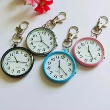 New Tiny Cute Quartz Pocket Watch with Keyring Men Women Quartz Watch for Nurse