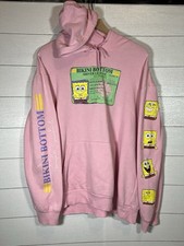 SpongeBob Squarepants Nickelodeon Bikini Bottom Pink Hoodie Sweatshirt XL