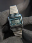 Vintage Timex Digital Quartz Watch Stainless Steel Hong Kong Stretch Band