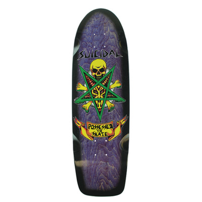 Suicidal Skates Skateboard Deck 70s Possessed to Skate 9.0 | eBay
