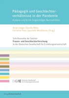 PäDagogik Und GeschlechterverhäLtnisse In Der Pandemie | Antje Langer (U. A.)