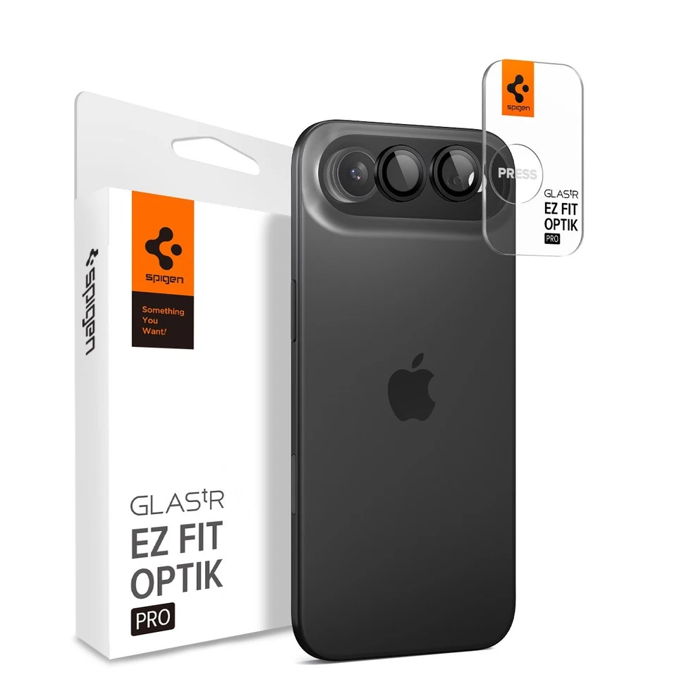 For iPhone 17 / Air | Spigen [ GlasTR Optik Pro EZ Fit ] Camera Lens Protector - Image 2 of 4