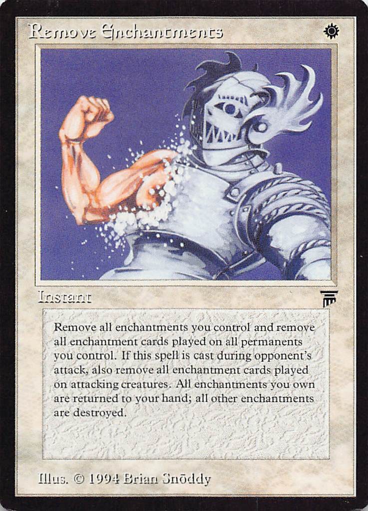 Remove Enchantments C Legends Magic the Gathering Vintage MTG