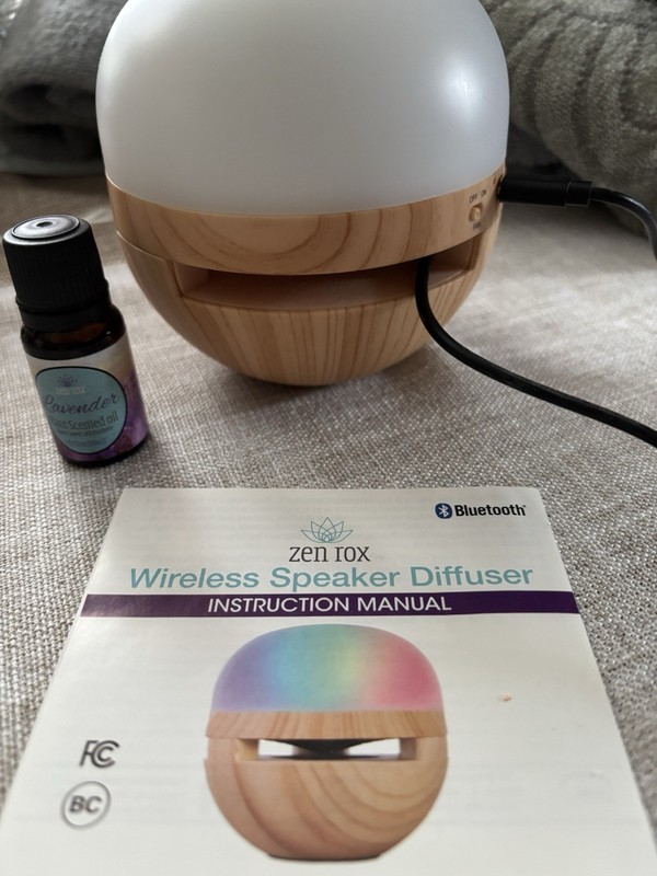 Zen Rox Bluetooth wireless speaker diffuser** Out Of Box Never Used***