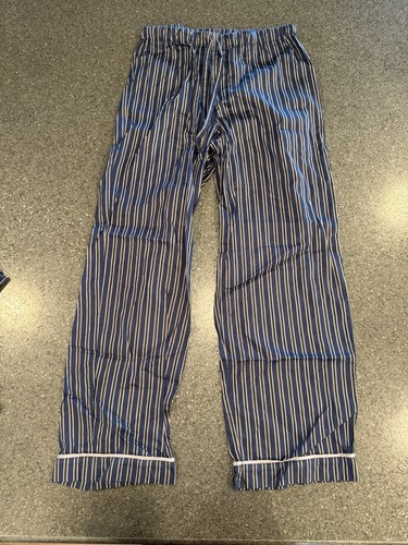 Pottery Barn Teen Harry Potter Pajama Set Ravenclaw Medium Blue Stripe - Picture 5 of 7