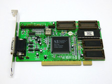 S3 Trio64V+ 86C765 1MB VGA Card - PCI Slot