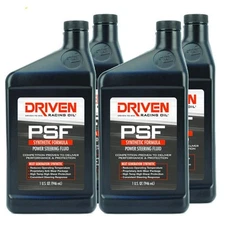 Driven Racing Oil 01306, PSF Power Steering Fluid, Synthetic, 4 Quarts