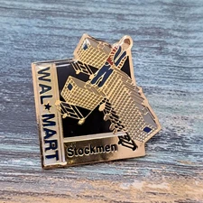 Walmart Associate Employee Pin - Stockmen Department Shopping Carts