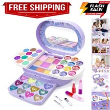 Kids Makeup Kit for Girl Real Washable Cosmetic Toy Beauty Set , Birthday Toy...
