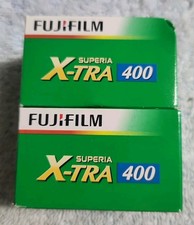 2 FujiColor Film Superia X-TRA 400 Speed, 24 Exposures Color Film All Occasion