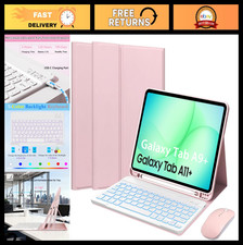 Detachable 7-Color Backlit Keyboard Case for Samsung Galaxy Tab A11 /A9 11" - P