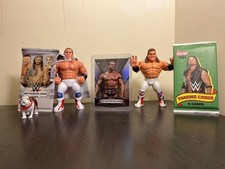 WWE WWF 5 Figure Hasbro Lot British Bulldog Dynamite Kid Custom Mattel Retro Sid