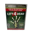 Left 4 Dead Platinum Hits Game of the Year Edition Xbox 360 CIB Complete Tested
