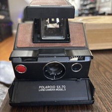 Polaroid SX-70 Model 3 Land Camera Folding SLR With Case Vintage - UNTESTED -
