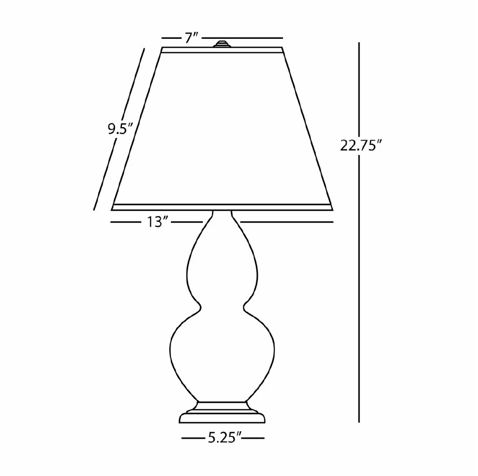 Robert Abbey S DBL 葫芦 DUP LUC AL 农舍 复古 双葫芦 - 青瓷 — 第 2/2 张图片