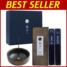 Japanese Incense Stick Set with Holder