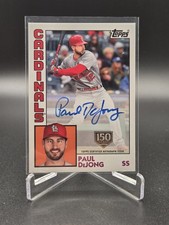 2019 Topps Paul DeJong 1984 Topps Baseball 35th Anniversary Auto /150