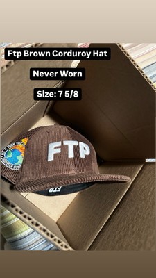 FTP Brown Corduroy Fitted Size 7 5/8