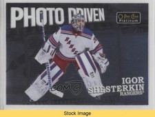 2022-23 O-Pee-Chee Platinum Photo Driven Igor Shesterkin #PD-4 READ x9t