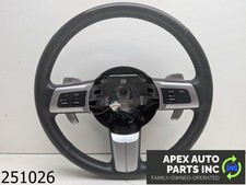 OEM 2012 Mazda MX-5 Miata 2.0L  BLACK LEATHER WRAPPED STEERING WHEEL