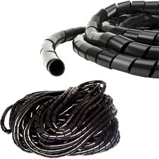 Spiral Cable Wrap Tidy Organizer Wire Banding Tube PC TV CCTV Management 6-60mm