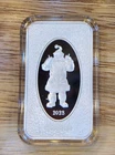 1 oz .999 Silver Art Bar Santa 50th Anniversary 1973-2023 Patrick Mint