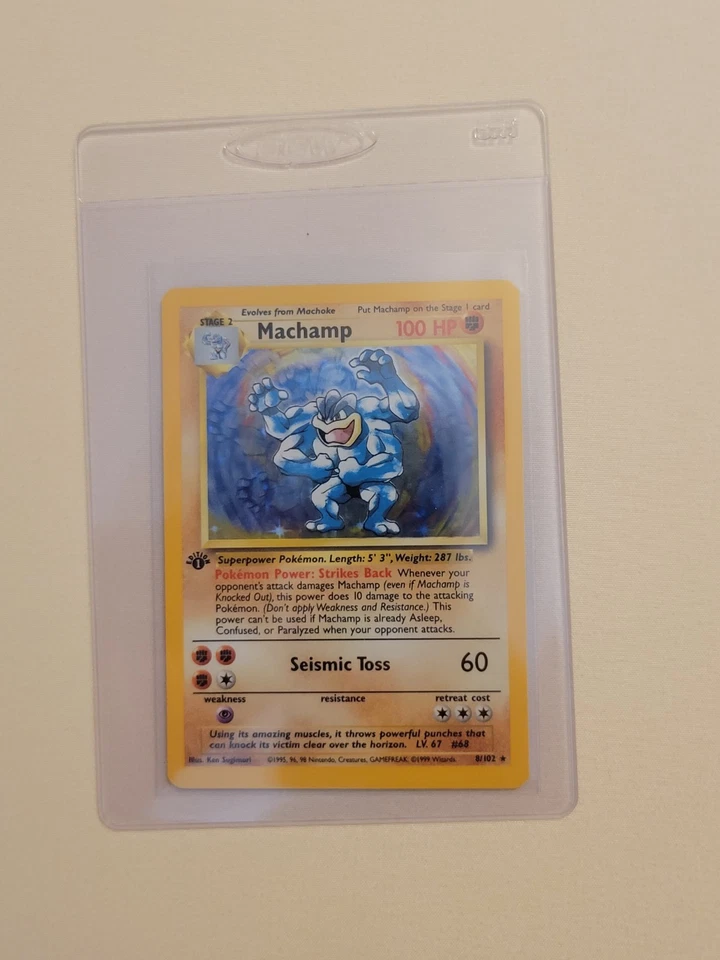 Machamp - Pokemon Base Set 2 2-Player Starter Set  First Edition #8 - Near Mint - Image 2 of 4