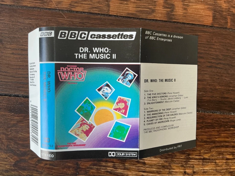 DR.  Who  The Music II UK Cassette TAPE 1985 Radiophonic Workshop Peter Howell - Image 3 of 4