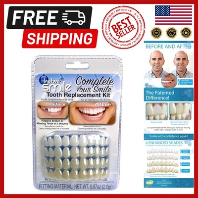 Realistic Smile Boost: Patented Temporary Tooth Kit for Quick Tooth Replacement