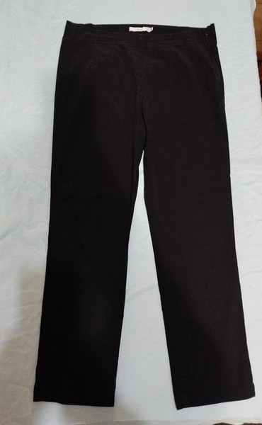 Women Etam Trousers Black Cotton 40 / L