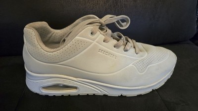 Sketchers Sneaker, Damen, Gr 41 EUR, 11 US, 8UK, sehr dezent hellblau, fast weiß