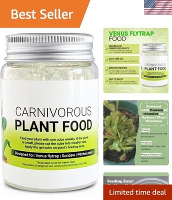 Venus Flytrap Food, Solid Gel Carnivorous Plant Food, 2.5OZ. Designed for Ven...