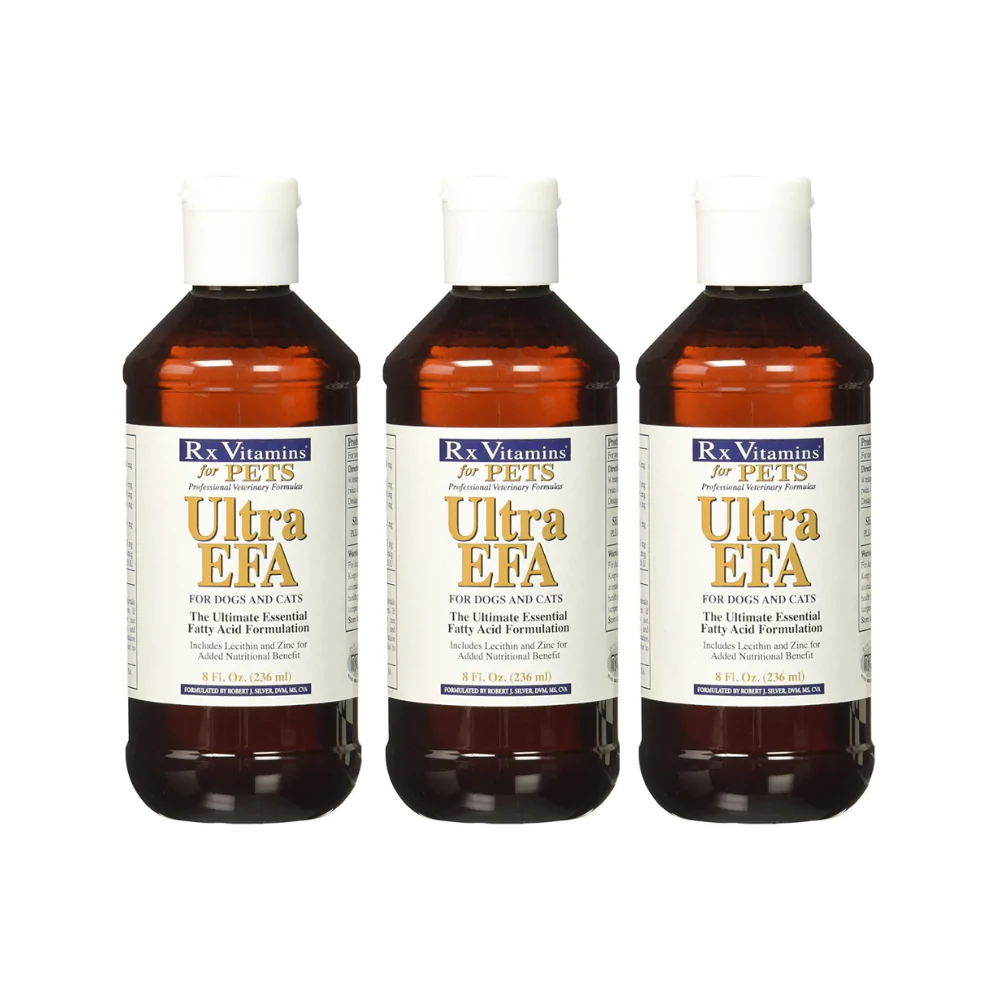 Rx Vitamins For Pets Ultra EFA Oil For Dogs and Cats Fatty Acid 8