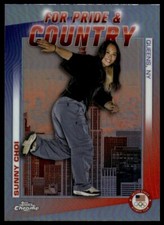 Sunny Choi 2024 Topps Chrome USA Olympic #PC-8 For Pride & Country Break Dancing