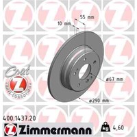 2X Zimmermann Bremsscheibe 400.1437.20