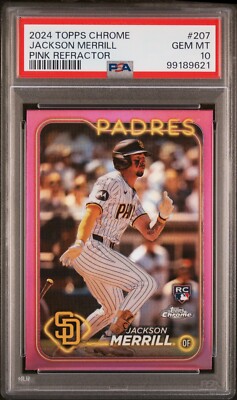2024 Topps Chrome Jackson Merrill PSA10（2024 TOPPS CHROME UPDATE 