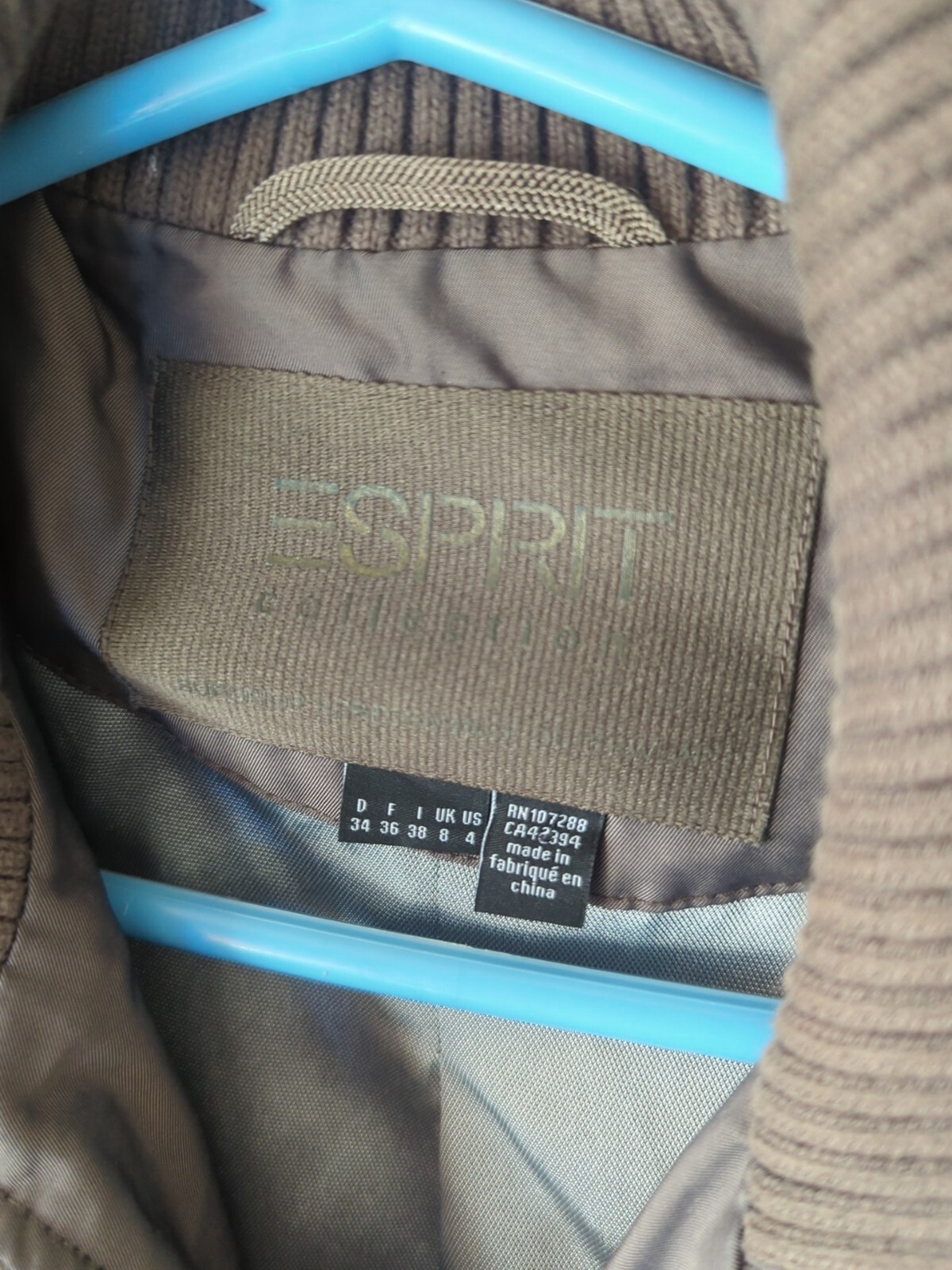 esprit pure performance outerwear jacket Olive Gr… - image 4