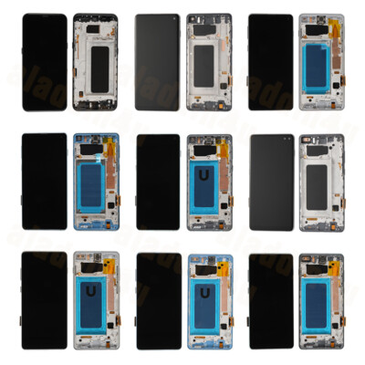 For Samsung Galaxy S8+ S9+ S10+ S20 5G Note 10 LCD Touch Screen NO Fringerprints