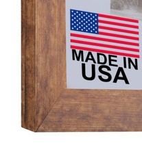 Custom Matted Picture Poster Frame  Mat 2-1/2" Modern Gold 744 16x20 24x36