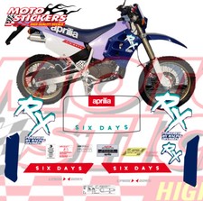 APRILIA RX 125 SIX DAYS - Decal Kit 1990-1997