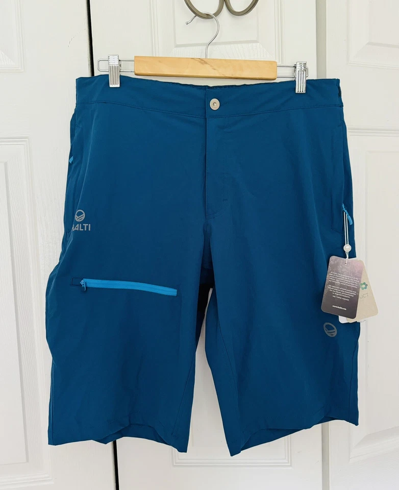 Pantalones Cortos X-Stretch Para Hombre “Halti Pallas” Pantalones Cortos Softshell Para Hombre Azul Ópalo Nuevos con Etiquetas Foto 3 de 4