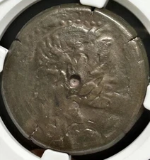 Ptolemy V Egypt AE34 205/4-180 BC Isis Eagle NGC VG