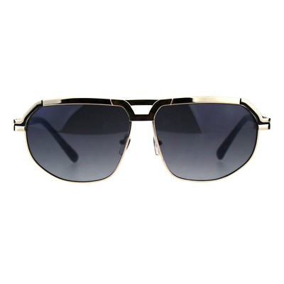 Mens Designer Fashion Sunglasses Unique Oval Square Frame UV 400