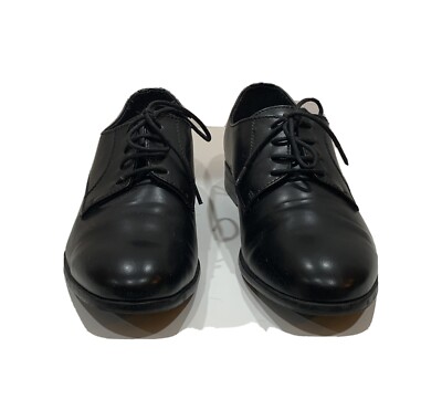 H&M   MEN BLACK  LACE UP SHOES. US SZ 9/42