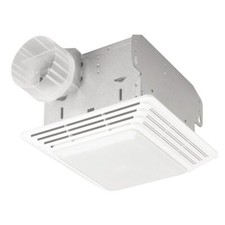 50 Cfm Ventilation Fan Light Combo Bathroom Exhaust Celing Vent Home Quiet