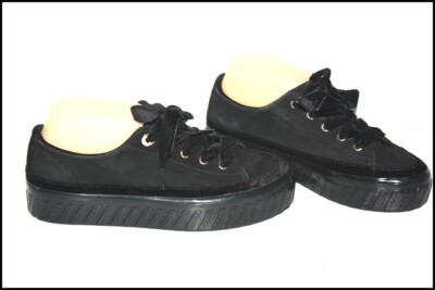 Tommy Hilfiger Damen Tennis Samt Bänder Gr. 4 UK / 6,5 US / 37 NEUWERTIG 