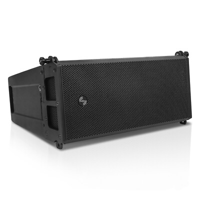 Sound Town Dual 6.5'' 600W Peak Powered ABS Line Array Speaker DSP (ZETHUS-A26PW)