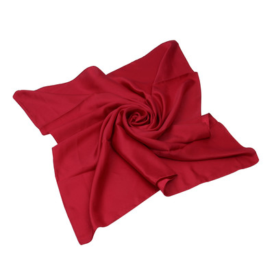 Elegant Large Silk Feel Solid Color Satin Square Scarf Wrap 35'' - Diff Colors