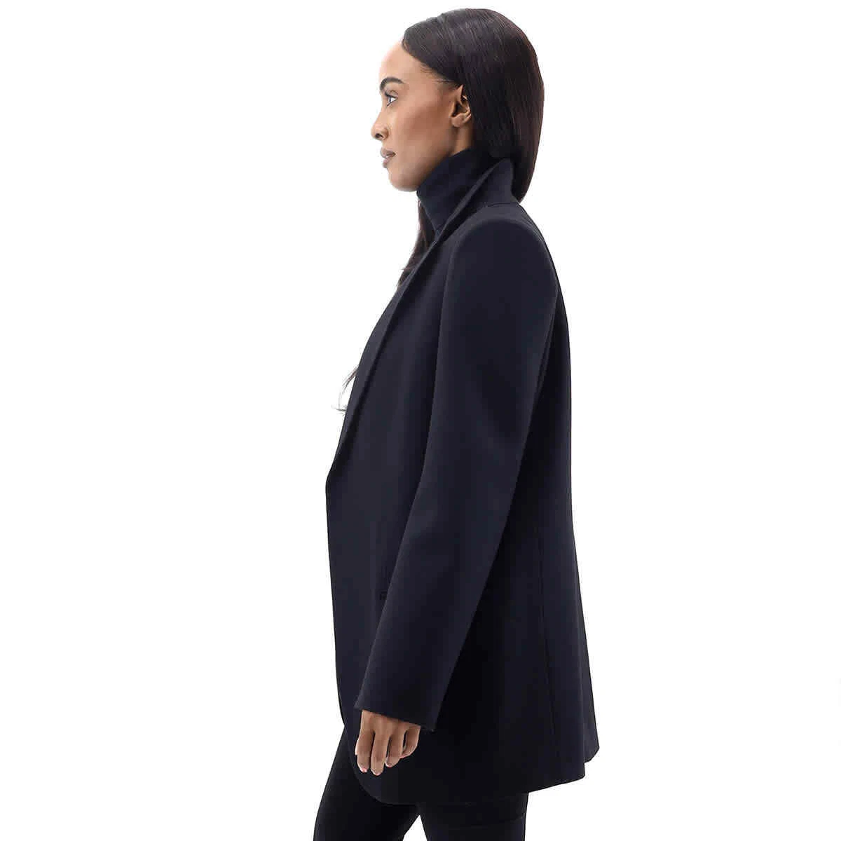 Balenciaga Ladies Black Suspended Shoulder Jacket